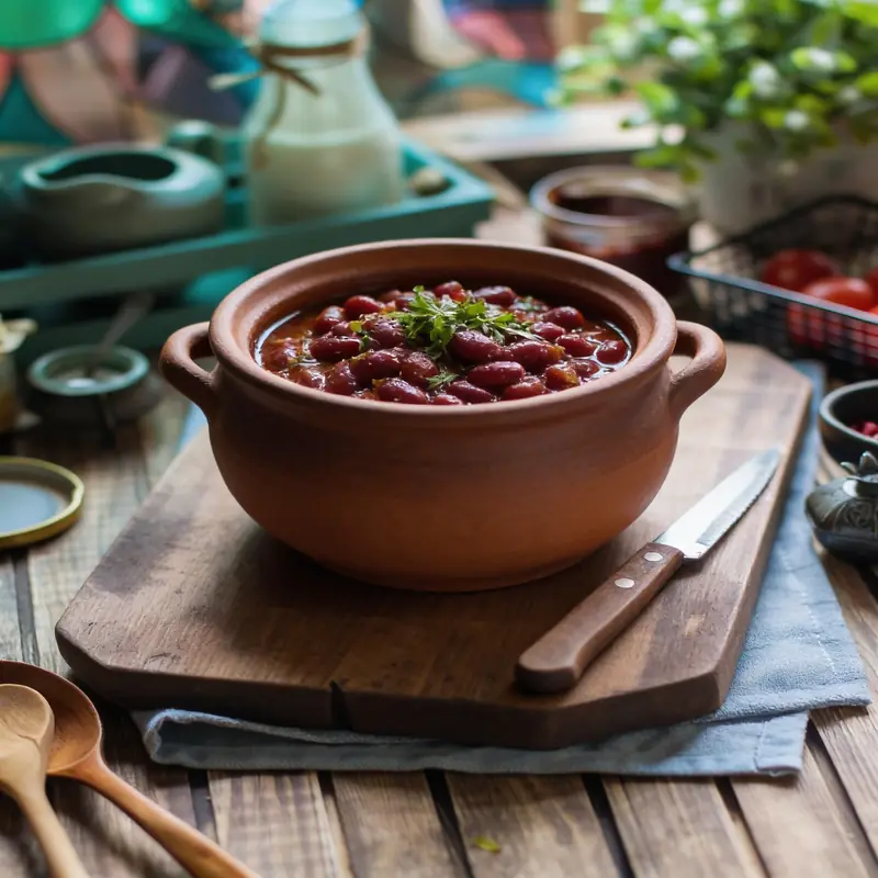 Лобио из фасоли батумелла с пряными травами — курс «Грузинская кухня»