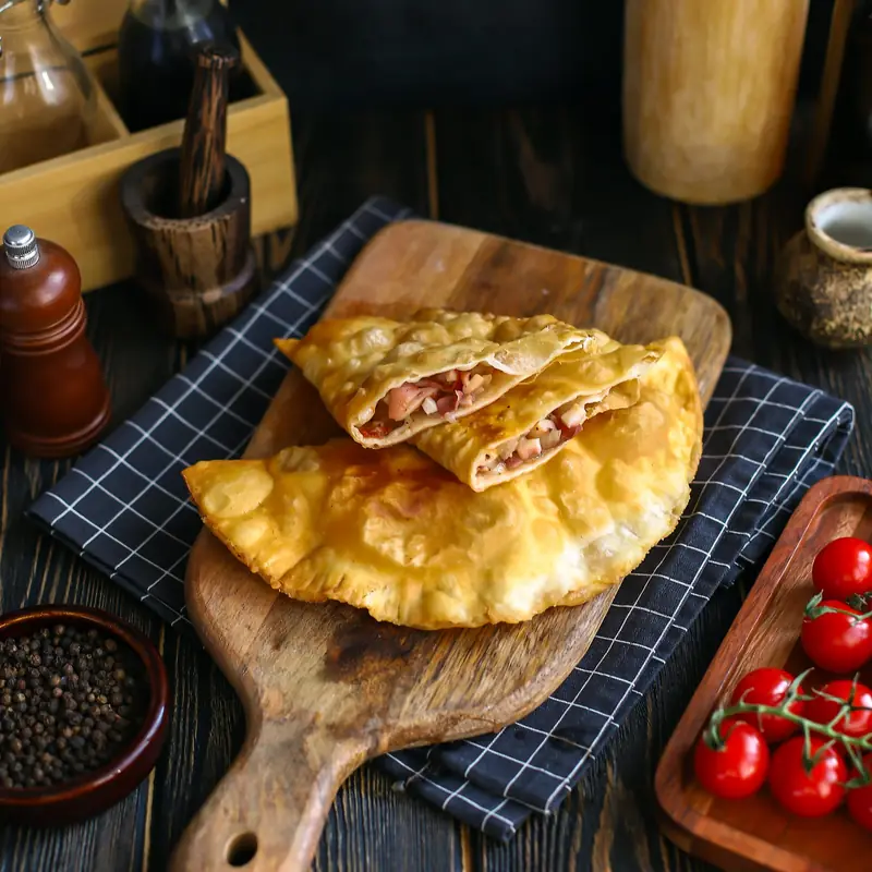 Чебуреки с кальмаром — курс «Рыба и морепродукты»